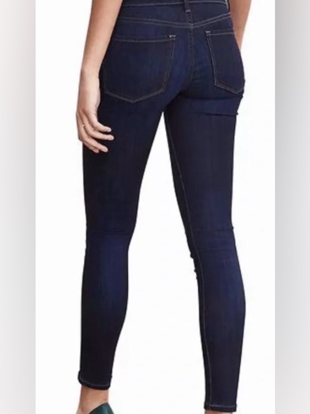 Banana Republic Dark Indigo Skinny Jeans: 29 Petite